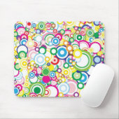 Tapis De Souris Sort de cercles vifs (Avec souris)