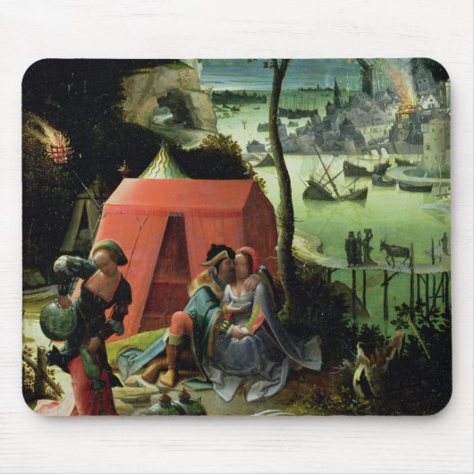 Tapis De Souris Sort et ses filles (huile sur le panneau) (Devant)