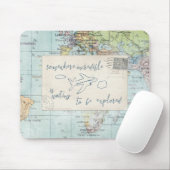 Tapis De Souris Sortez et explorez la citation et tracez (Avec souris)