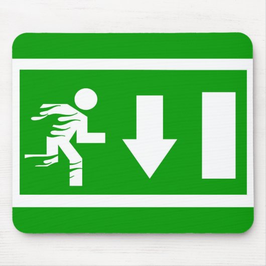 Tapis De Souris sortie de secours (Devant)