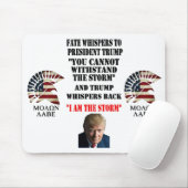 TAPIS DE SOURIS SORTIS DU SORT AU PRÉSIDENT TRUMP (Avec souris)