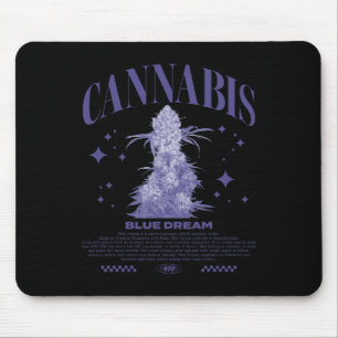 Tapis De Souris Souche Hybride Sativa de Noël Blue Dream
