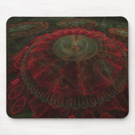 Tapis De Souris Soucoupes complètement des secrets (Devant)