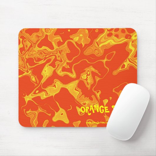 TAPIS DE SOURIS SOUDE ORANGE (Avec souris)