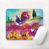TAPIS DE SOURIS SOUFFLE ET ROOSTER NOIR (Avec souris)
