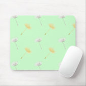 Tapis De Souris Souhaite Mint Dandelion Flowers (Avec souris)