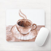 tapis de souris souillé par café (Avec souris)