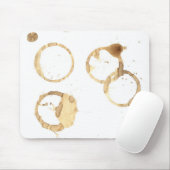 Tapis de souris souillé par café (Avec souris)