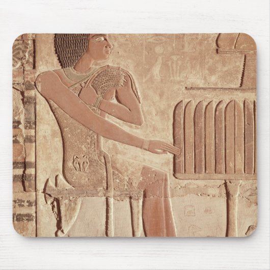 Tapis De Souris Soulagement dépeignant les défunts assis (Devant)