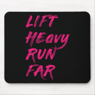 Tapis De Souris Soulever Lourd Courir Loin Sport Hybride Fitness C