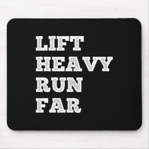 Tapis De Souris Soulever Lourd Courir Loin Sport Hybride Fitness C