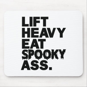 Tapis De Souris Soulever lourd manger drôle Halloween adulte Worko