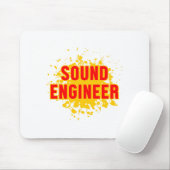 Tapis De Souris Sound Engineer Music Profession Audio Job Gift (Avec souris)