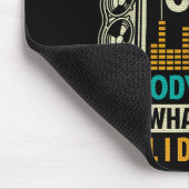 Tapis De Souris Sound Engineer Tech Husband Dad Funny Dj Disc Jock (Coin)