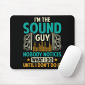 Tapis De Souris Sound Engineer Tech Husband Dad Funny Dj Disc Jock (Avec souris)
