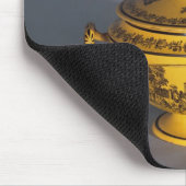 Tapis De Souris Soupière avec la conception noire d'impression, (Coin)