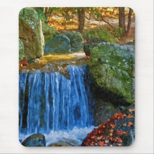 Tapis de souris Source d'eau bleue