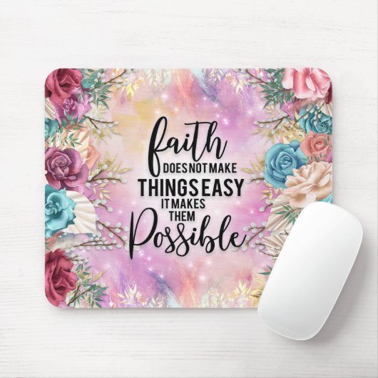 Tapis De Souris source d'inspiration Bible chrétienne Verse (Avec souris)