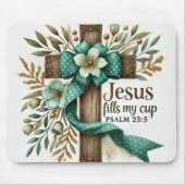 Tapis De Souris source d'inspiration Bible chrétienne Verse (Devant)
