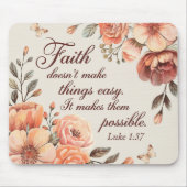 Tapis De Souris source d'inspiration Bible chrétienne Verse (Devant)