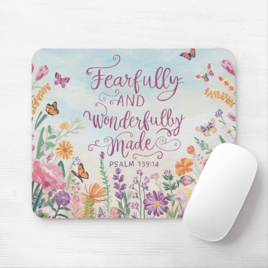 Tapis De Souris source d'inspiration Bible chrétienne Verse (Avec souris)