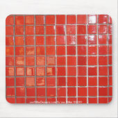 Tapis De Souris Sources chaudes, AR Carrelage rouge Central Ave Mo (Devant)