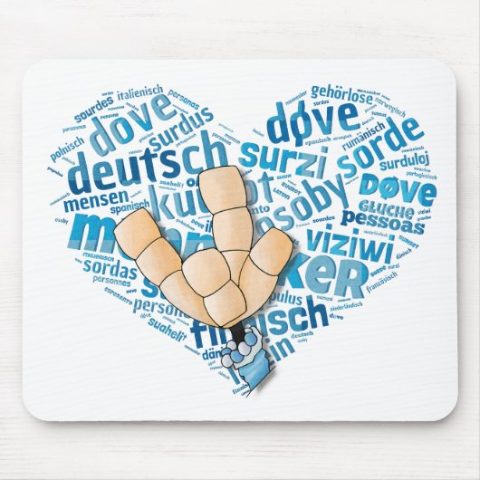 Tapis De Souris Sourds-Main (Devant)