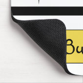 Tapis De Souris Souriant Bumble Bee Mousepad (Coin)