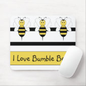 Tapis De Souris Souriant Bumble Bee Mousepad (Avec souris)