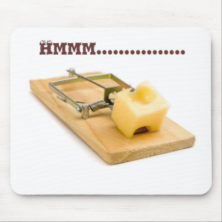 Tapis De Souris Souricière à  clapet de Mousepad, Hmmm