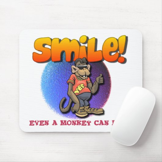 Tapis De Souris Sourire (Avec souris)