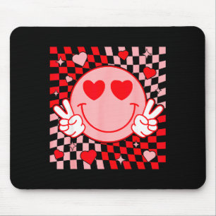Tapis De Souris Sourire de la Saint-Valentin Mignon Visage Sourian
