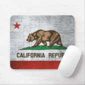 Tapis De Souris Souris à drapeau de l'État de Californie (Avec souris)