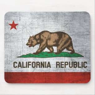 Tapis De Souris Souris à drapeau de l'État de Californie