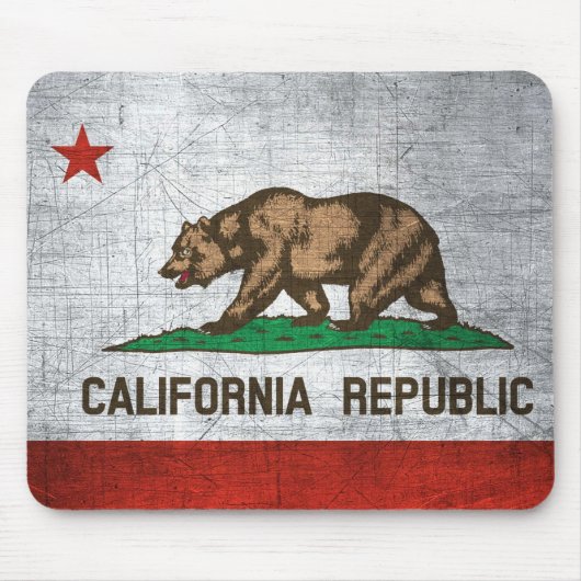 Tapis De Souris Souris à drapeau de l'État de Californie (Devant)
