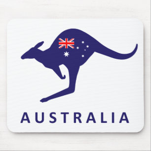 TAPIS DE SOURIS SOURIS À DRAPEAU KANGAROO AUSTRALIE