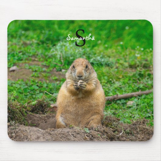 Tapis De Souris Souris à queue noire pour chien de prairie (Devant)