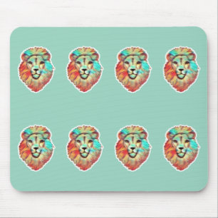Tapis De Souris Souris à tête de lion