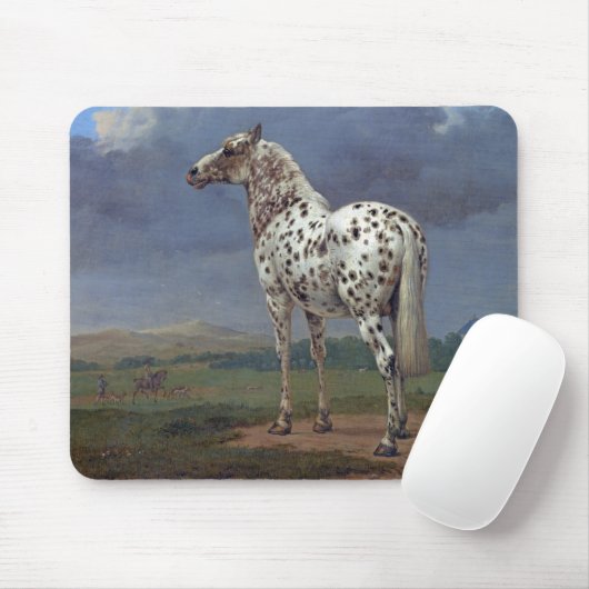 Tapis De Souris Souris appaloosa tachetée (Avec souris)