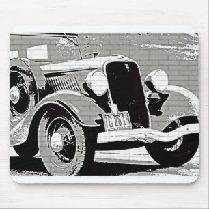 Tapis De Souris Souris auto vintage