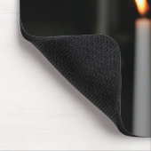 Tapis De Souris Souris avec 3 bougies (Coin)