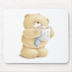 Tapis De Souris Souris avec ours en peluche.
