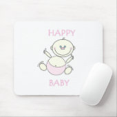 Tapis De Souris Souris, Bébé heureux (Avec souris)