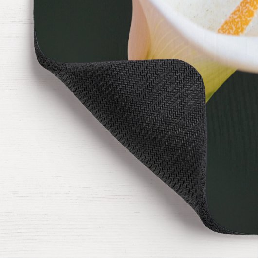 Tapis De Souris Souris Blanche Calla Lily (Coin)