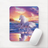 Tapis De Souris Souris blanche Stallion (Avec souris)
