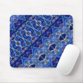 Tapis De Souris Souris bleu Chalcanthite (Avec souris)