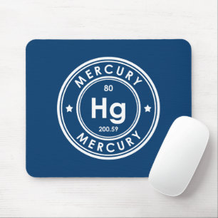 Tapis De Souris Souris bleu élément de mercure