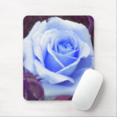 Tapis De Souris Souris bleu pâle pour Rose (Avec souris)