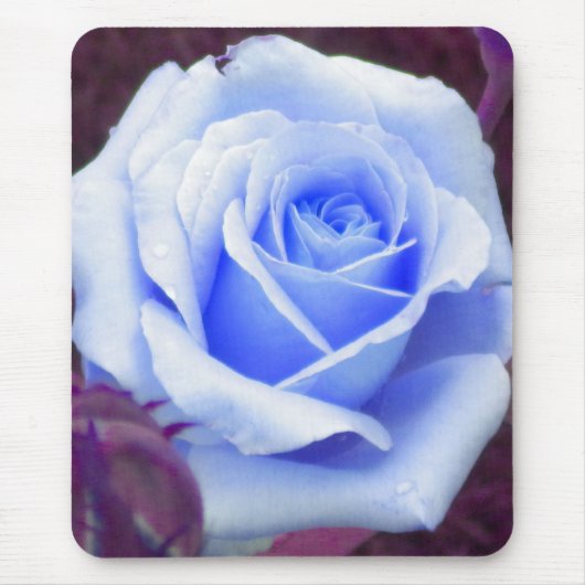 Tapis De Souris Souris bleu pâle pour Rose (Devant)