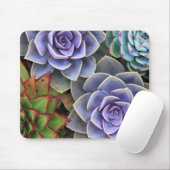 Tapis De Souris Souris Bouquet Succulente (Avec souris)